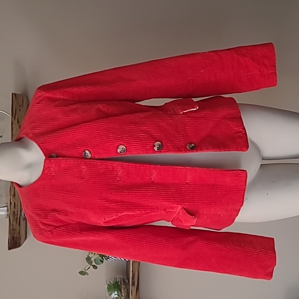 Red Corduroy Jacket